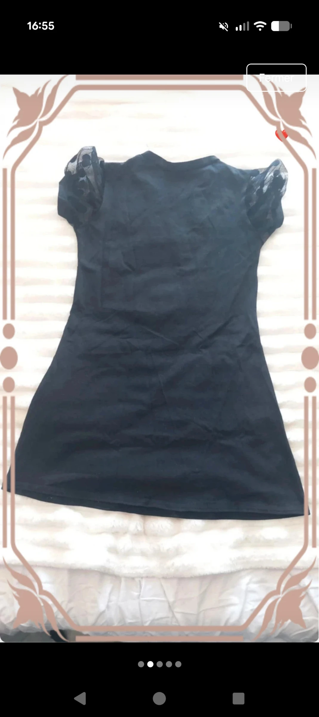 Black Minnie Mouse dress with tulle sleeves – 9/10 years (Very good condition – photo 4
